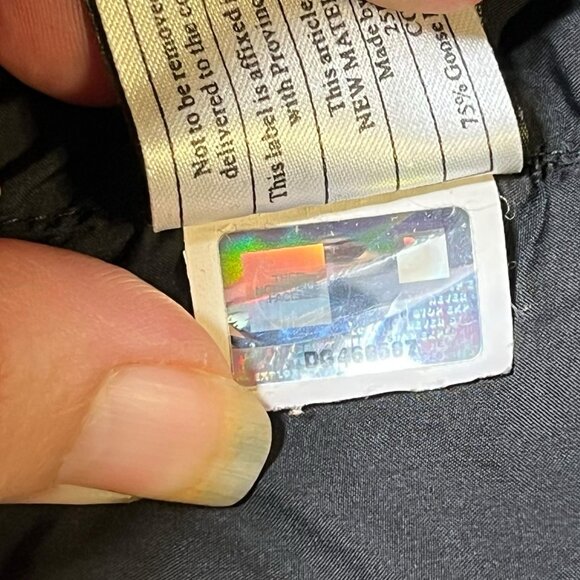 The North Face 1996 Retro Nuptse Vest 550 Down Puffer Jacket Black XL Vintage - Picture 14 of 16